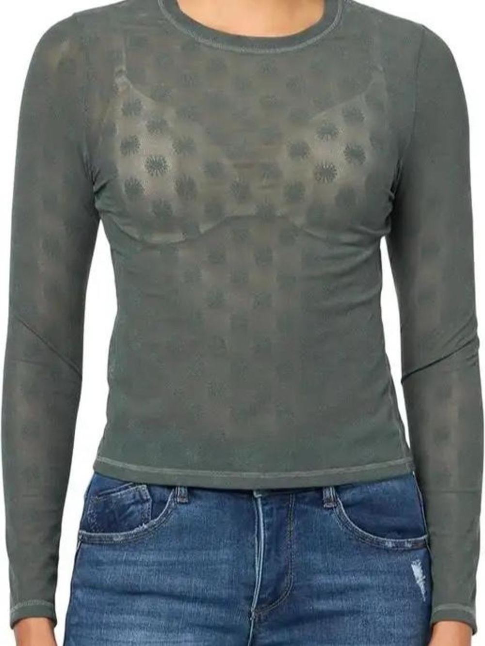 UGG Women's Taliah Long Sleeve Mesh Shirt